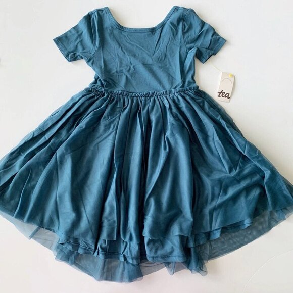 Tea Collection Other - Tea Collection Girl Short Sleeve Tulle Skirt Ballet Dress 6 Years